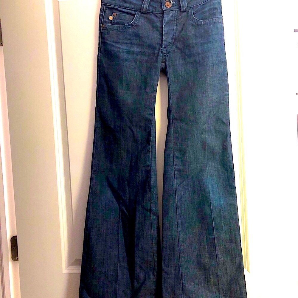 COPY - Frankie B. size 2  great shape rare find wide legged bottom sailor jean